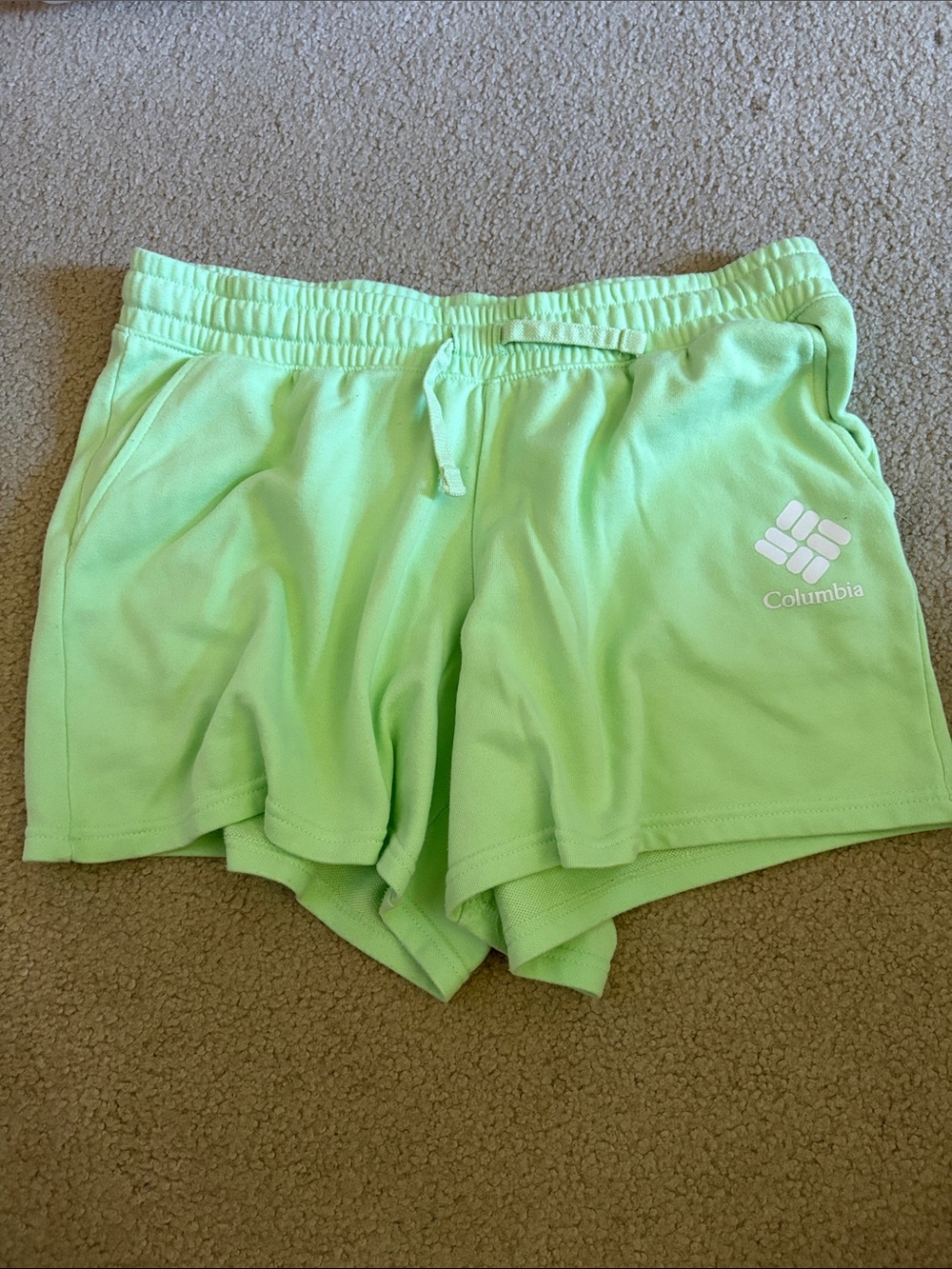 Columbia Women's Light Mint Green Athletic Shorts